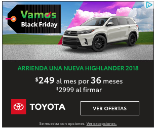 Hispanic Car Buyer focused Ad